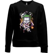 Детский свитшот без начеса Joker smile art