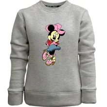 Детский свитшот без начеса Minnie Mouse cowboy