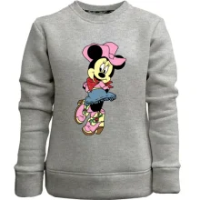 Детский свитшот без начеса Minnie Mouse cowboy.