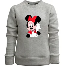 Детский свитшот без начеса Minnie Mouse smiles.