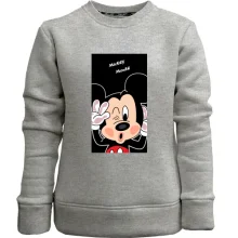 Детский свитшот без начеса Mickey mouse baby