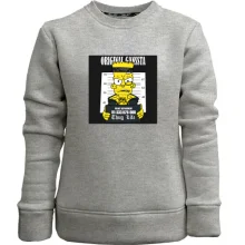 Детский свитшот без начеса Bart original gangssta