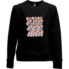 Детский свитшот без начеса Paw patrol pattern