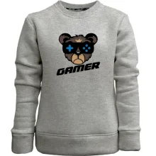 Детский свитшот без начеса Bear gamer