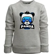 Детский свитшот без начеса Panda gaming