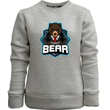 Детский свитшот без начеса Bear gamer 2