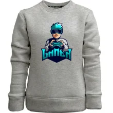 Детский свитшот без начеса Gamer