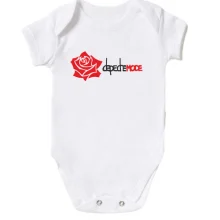 Детское боди Depeche Mode red Rose