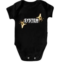 Детское боди System of a Down с руками