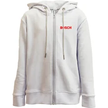 Детское худи на молнии Bosch (мини лого)