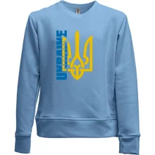 Дитячий світшот без начосу з тризубом "Ukraine"
