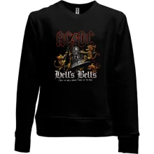 Детский свитшот без начеса "AC DC"