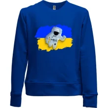 Детский свитшот без начеса "Украина - это космос"
