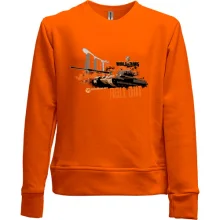 Детский свитшот без начеса "world of tank - roll out"