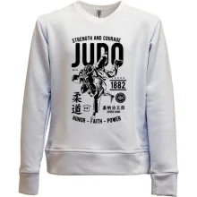 Детский свитшот без начеса Judo постер