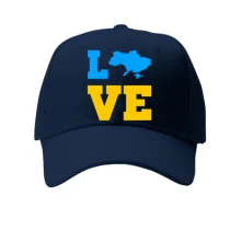Детская кепка LOVE с мапой Украины
