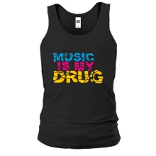 Майка Music is my drug