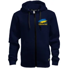 Худи на молнии с надписью «Pray for Ukraine»