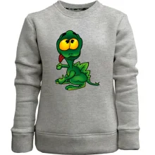 Детский свитшот без начеса Green Dragon