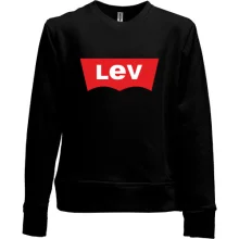 Дитячий світшот без начосу для Лева у стилі Levis
