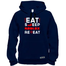 Толстовка Eat Sleep Roblox Repeat