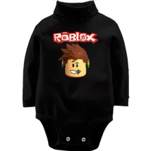 Детское боди с длинным рукавом Roblox face (2)