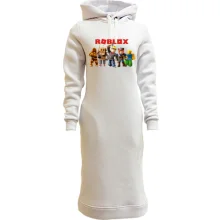 Худи платье с шестью персонажами Roblox