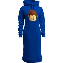 Худи платье Roblox face