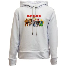 Детское худи без начеса с шестью персонажами Roblox