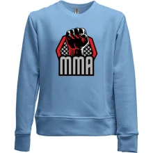 Детский свитшот без начеса MMA (Кулак)