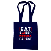 Сумка шопер Eat Sleep Roblox Repeat
