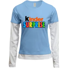 Комбинированный лонгслив Kinder Surprise