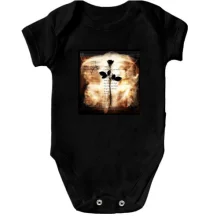 Детское боди Depeche Mode black rose