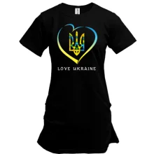 Подовжена футболка Love Ukraine