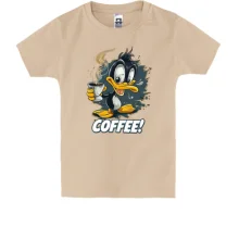 Детская футболка Coffee с утенком