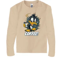 Дитячий лонгслів Coffee з каченям