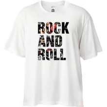 Футболка Oversize Rock And Roll (Рок группы)