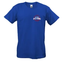 Футболка Detroit Pistons с красным мячом