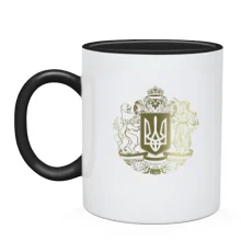 Чашка с большим гербом Украины