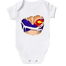 Детское боди с бюстгальтером superman