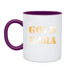 Чашка Gold папа 2