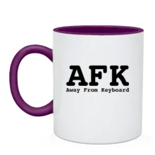 Чашка AFK Away From Keyboard.