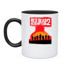 Чашка с постером к Red Dead Redemption 2