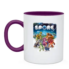 Чашка з постером гри SPORE