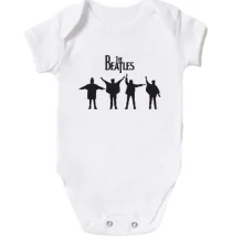 Детское боди с силуэтами The Beatles в стиле Help!