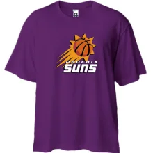 Футболка Oversize з емблемою Phoenix Suns у вигляді сонця