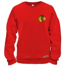 Свитшот с вышитым логотипом Chicago Blackhawks (Вышивка)
