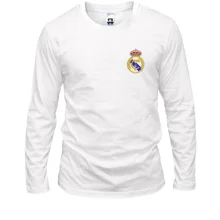 Лонгслів Real Madrid з вишитою емблемою (Вишивка)