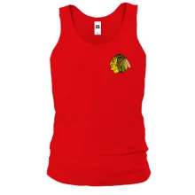 Майка з вишитим логотипом Chicago Blackhawks (Вишивка)