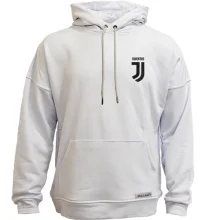 Худи без начеса с вышитой эмблемой Juventus (Вышивка)